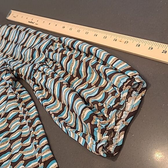 tyler Boe sz M tunic top 100% silk - Picture 4 of 9